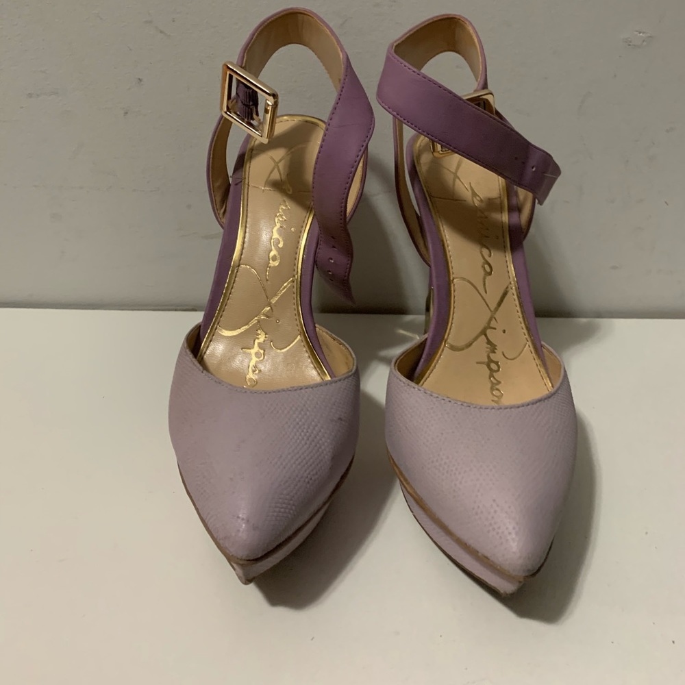 jessica simpson purple heels